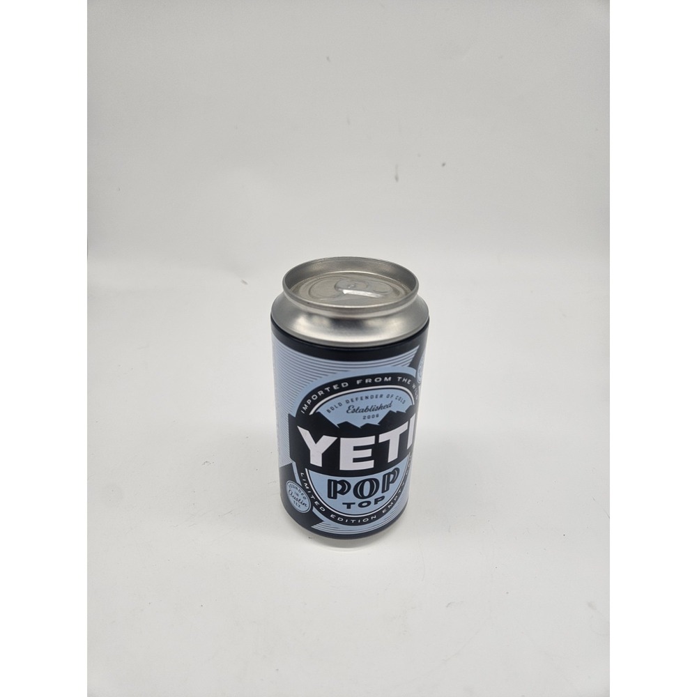 Yeti Pop Top Limited Edition Empty Storage Stash Can 12oz